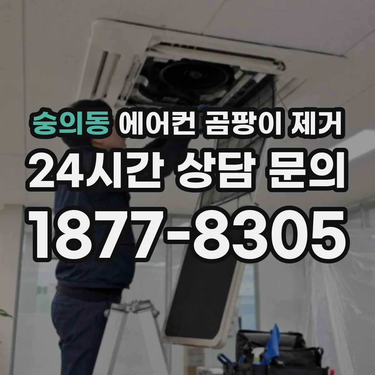 숭의동 에어컨 곰팡이 제거