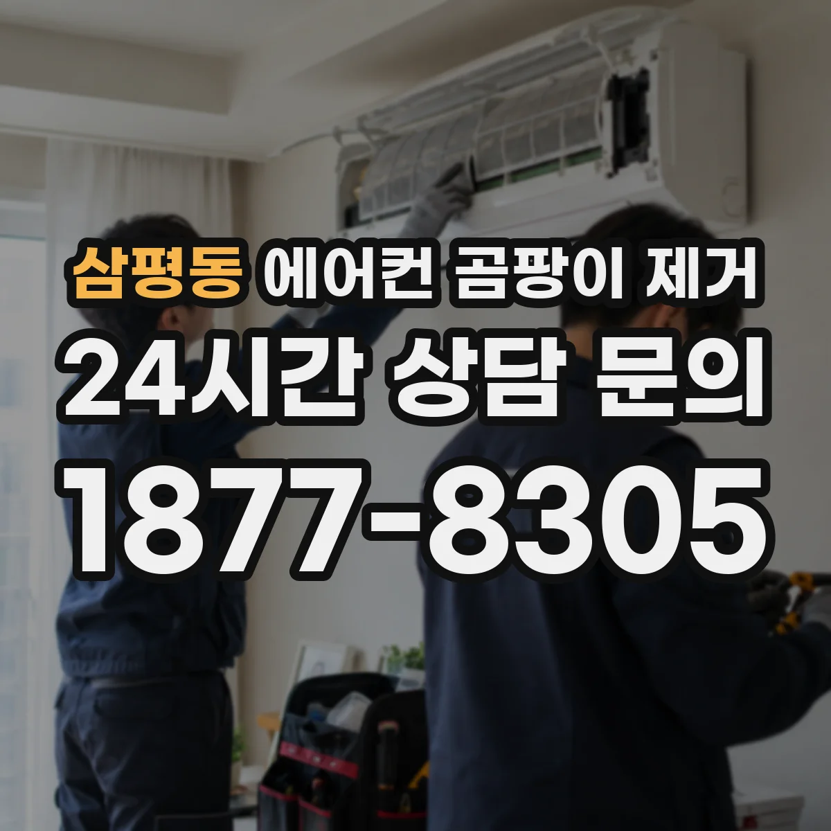 삼평동 에어컨 곰팡이 제거