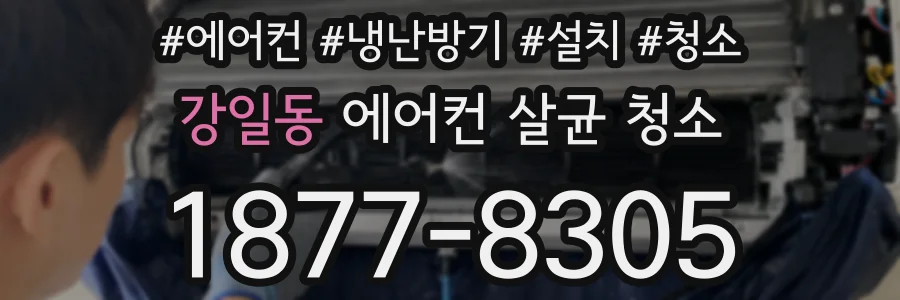 강일동 에어컨 살균 청소