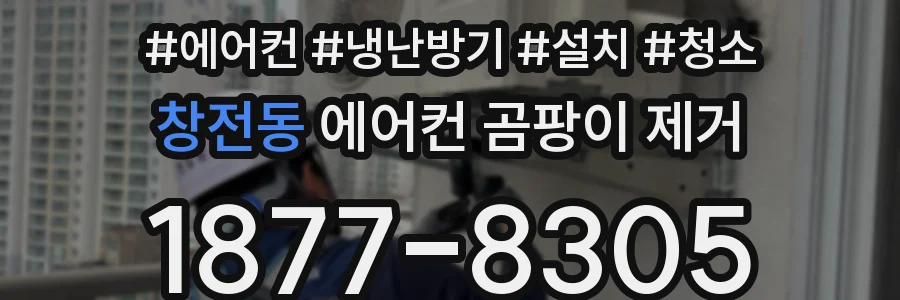 창전동 에어컨 곰팡이 제거