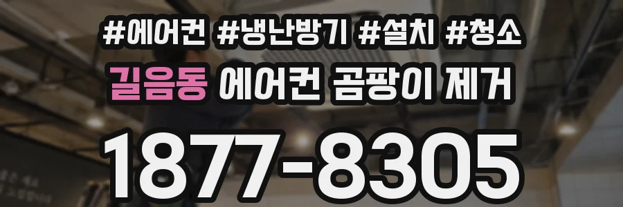 길음동 에어컨 곰팡이 제거