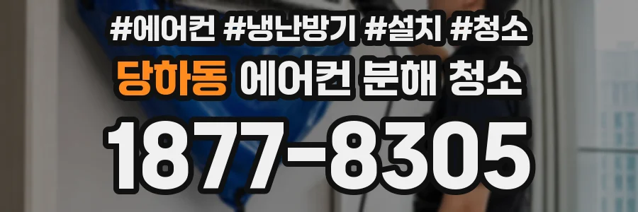 당하동 에어컨 분해 청소