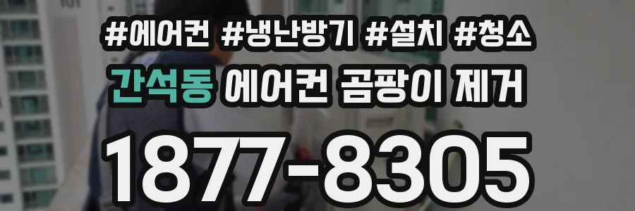 간석동 에어컨 곰팡이 제거