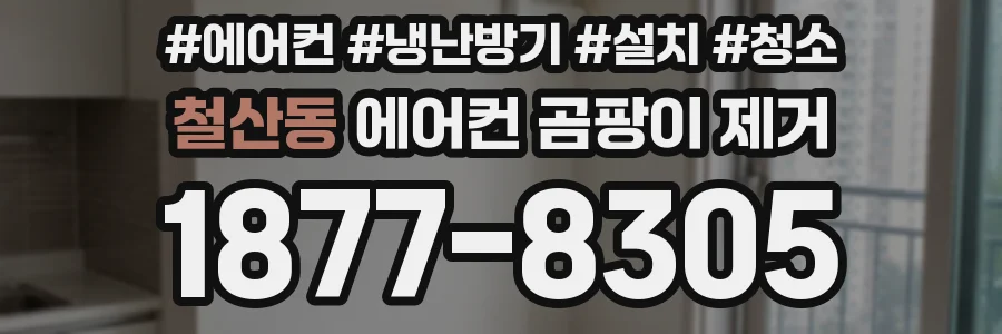 철산동 에어컨 곰팡이 제거