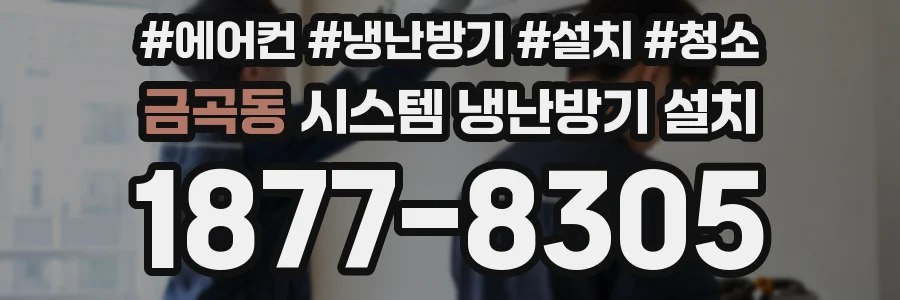 금곡동 시스템 냉난방기 설치