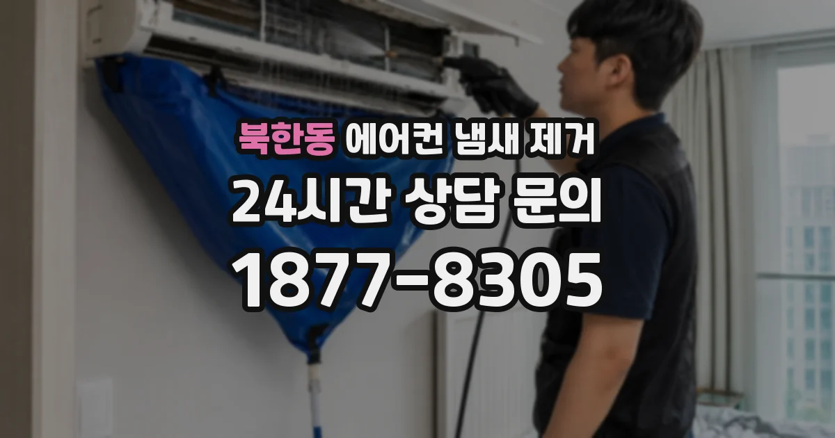 북한동 에어컨 냄새 제거