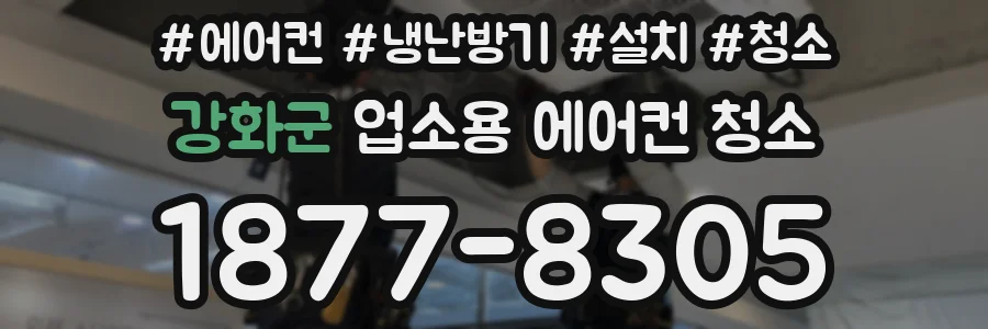 강화군 업소용 에어컨 청소