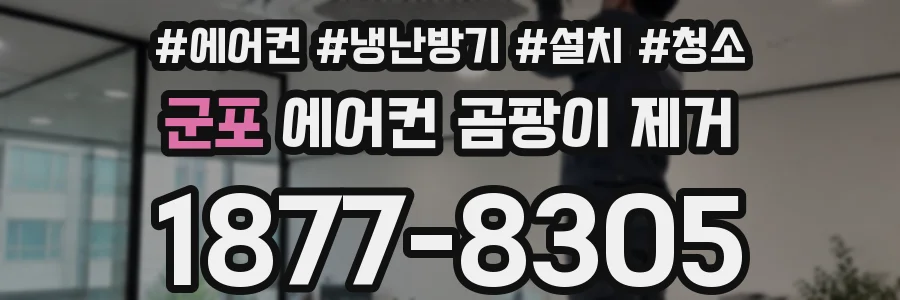 군포 에어컨 곰팡이 제거