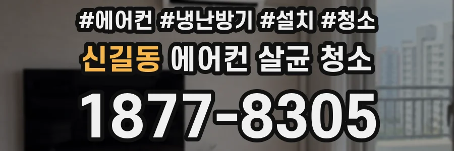 신길동 에어컨 살균 청소