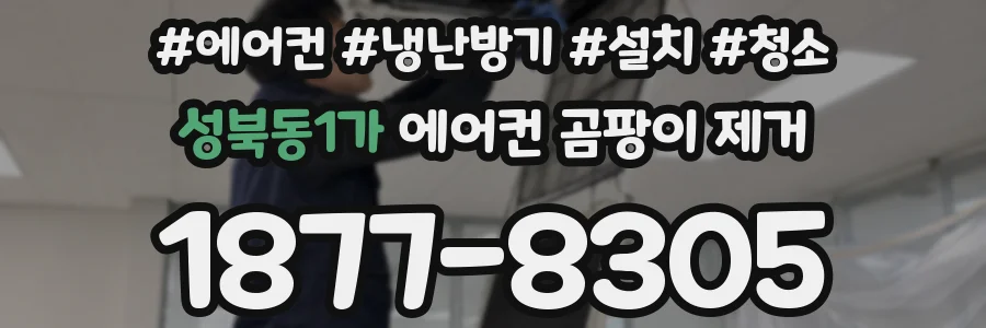 성북동1가 에어컨 곰팡이 제거