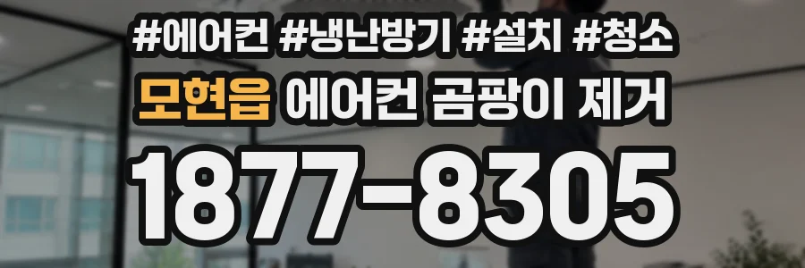 모현읍 에어컨 곰팡이 제거