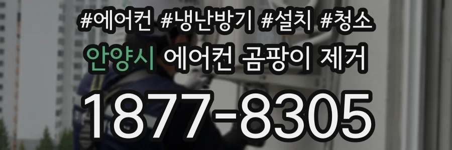 안양시 에어컨 곰팡이 제거