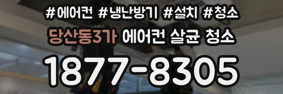 당산동3가 에어컨 살균 청소