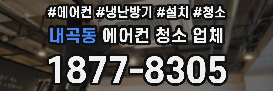 내곡동 에어컨 청소 업체