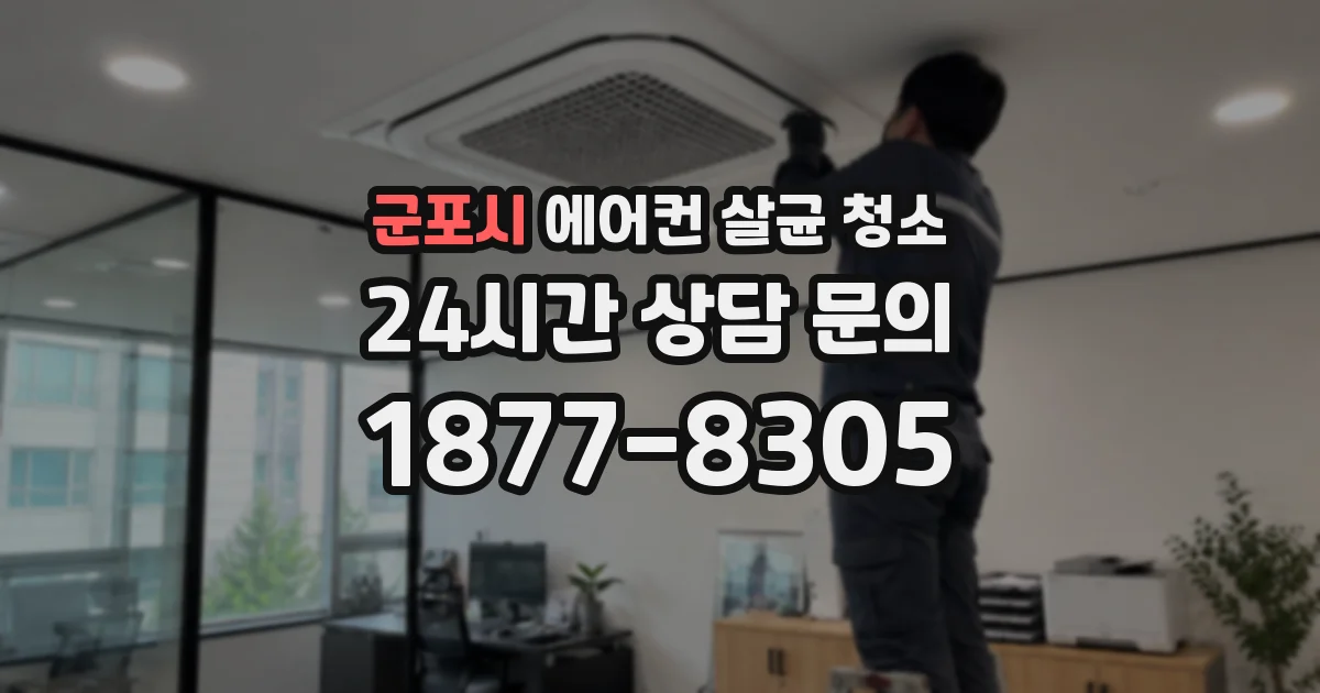 군포시 에어컨 살균 청소