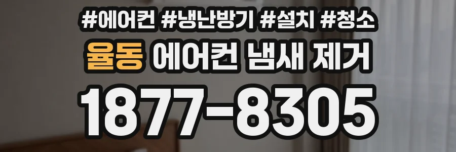 율동 에어컨 냄새 제거