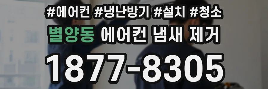 별양동 에어컨 냄새 제거