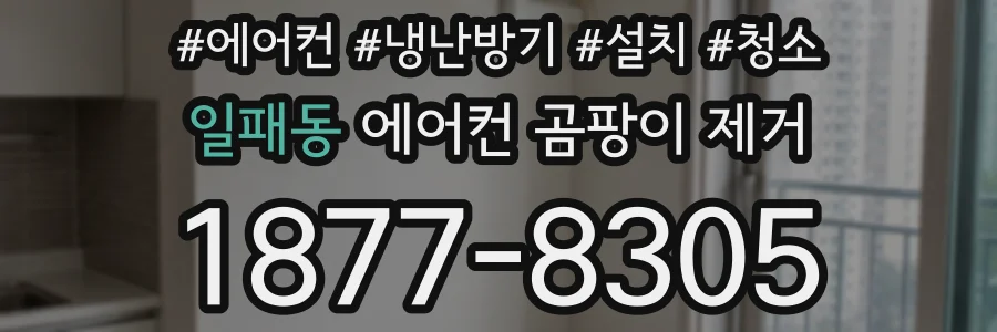 일패동 에어컨 곰팡이 제거