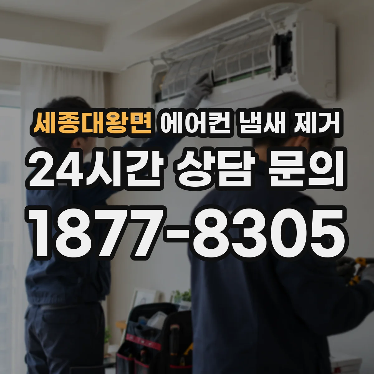 세종대왕면 에어컨 냄새 제거