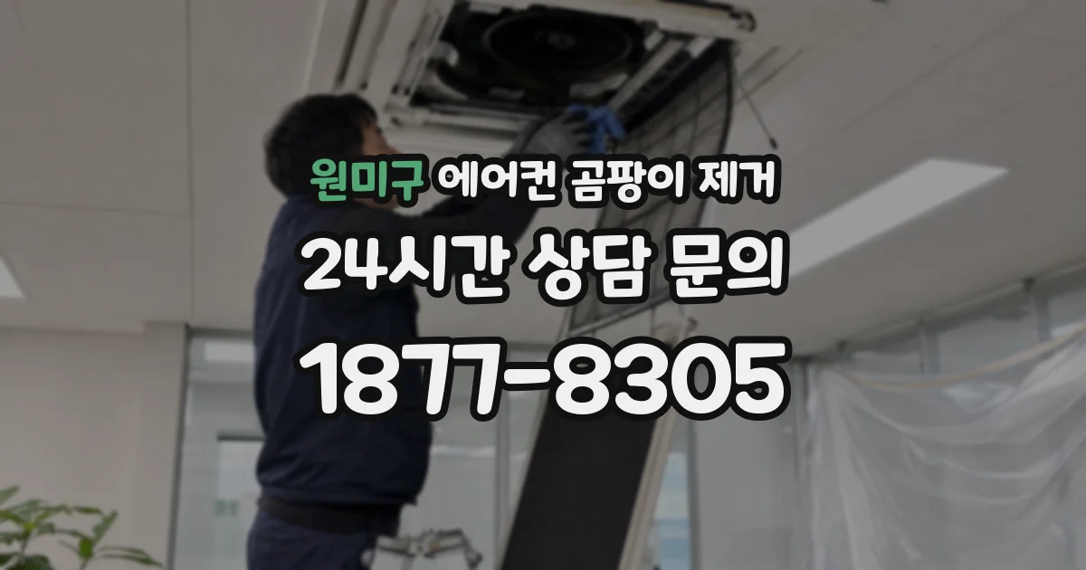 원미구 에어컨 곰팡이 제거