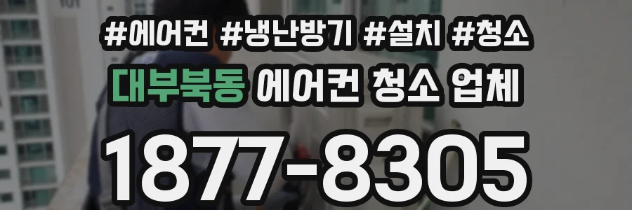 대부북동 에어컨 청소 업체