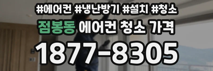 점봉동 에어컨 청소 가격