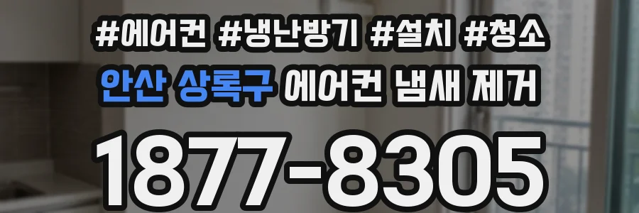 안산 상록구 에어컨 냄새 제거
