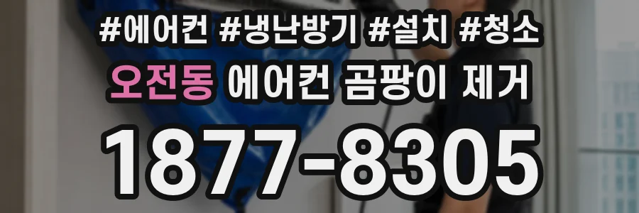 오전동 에어컨 곰팡이 제거