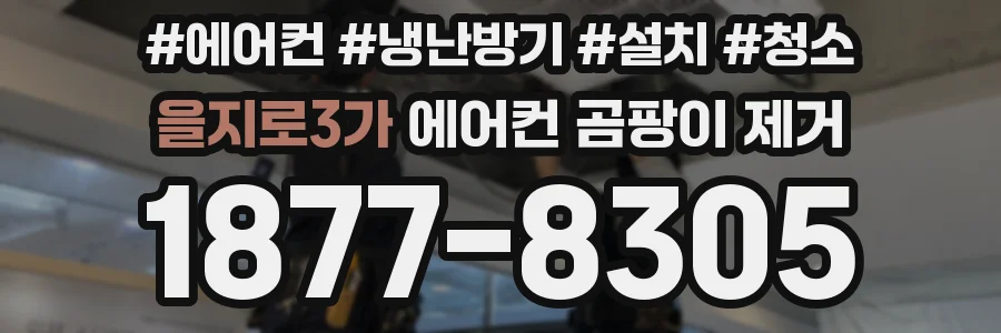 을지로3가 에어컨 곰팡이 제거