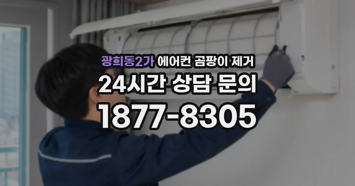 광희동2가 에어컨 곰팡이 제거