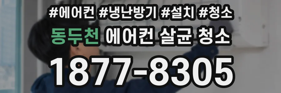 동두천 에어컨 살균 청소