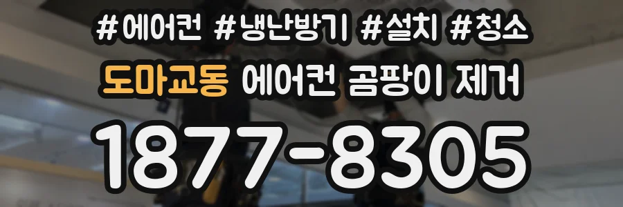 도마교동 에어컨 곰팡이 제거