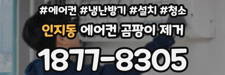 인지동 에어컨 곰팡이 제거