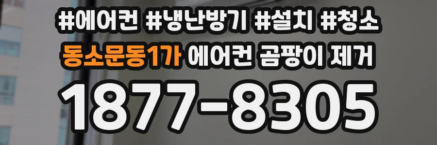 동소문동1가 에어컨 곰팡이 제거