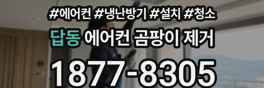 답동 에어컨 곰팡이 제거
