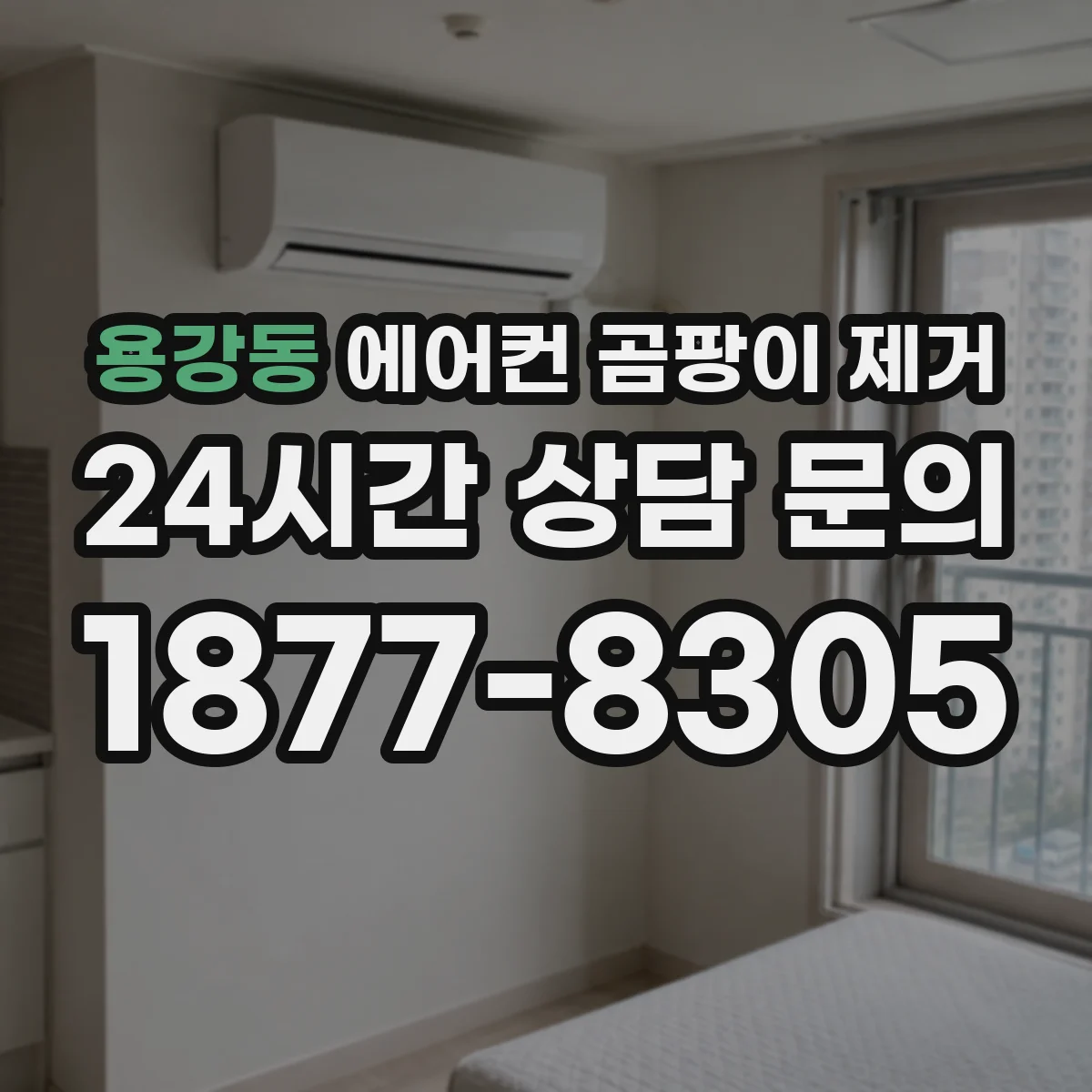용강동 에어컨 곰팡이 제거