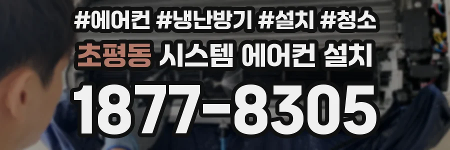 초평동 시스템 에어컨 설치