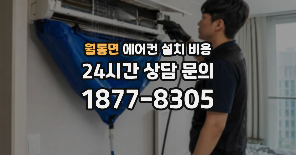 월롱면 에어컨 설치 비용