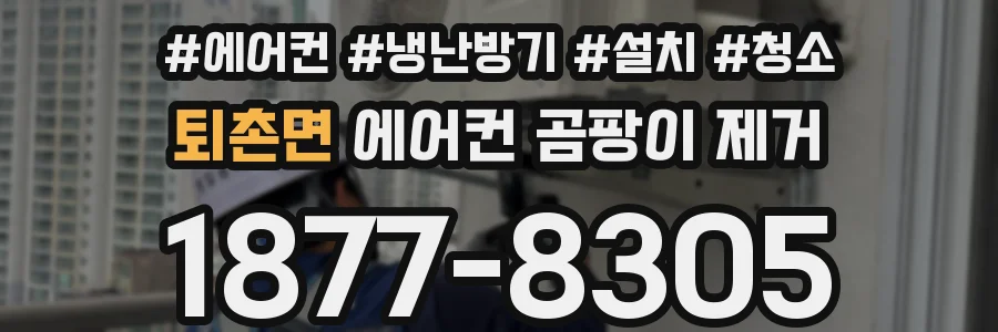 퇴촌면 에어컨 곰팡이 제거