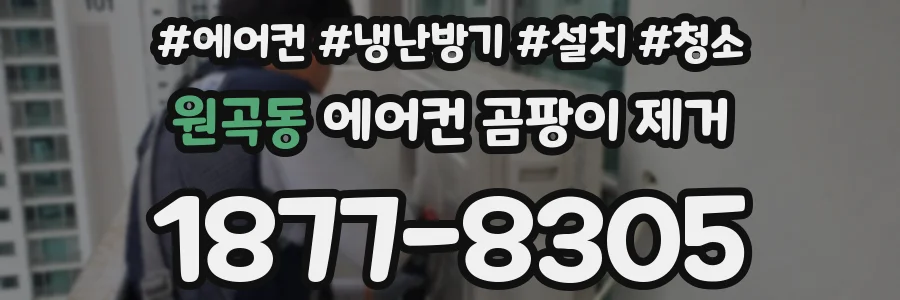 원곡동 에어컨 곰팡이 제거