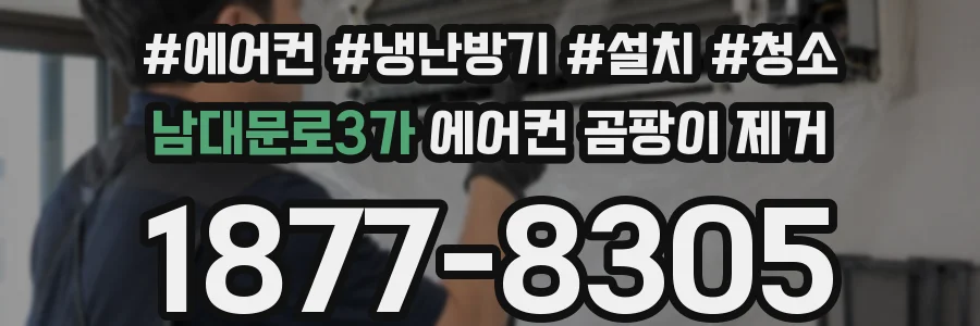 남대문로3가 에어컨 곰팡이 제거