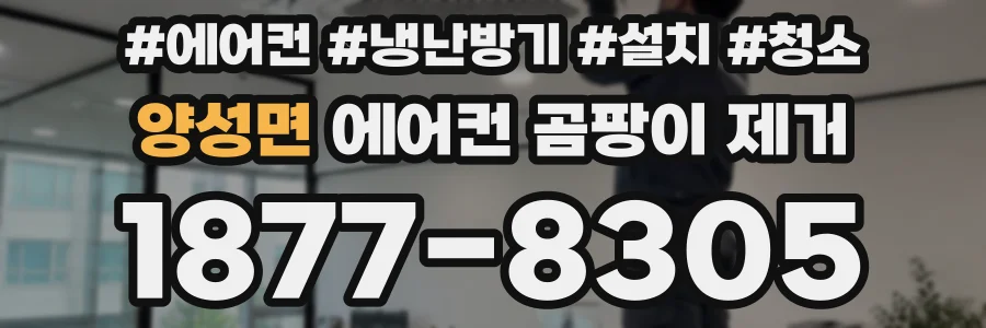 양성면 에어컨 곰팡이 제거