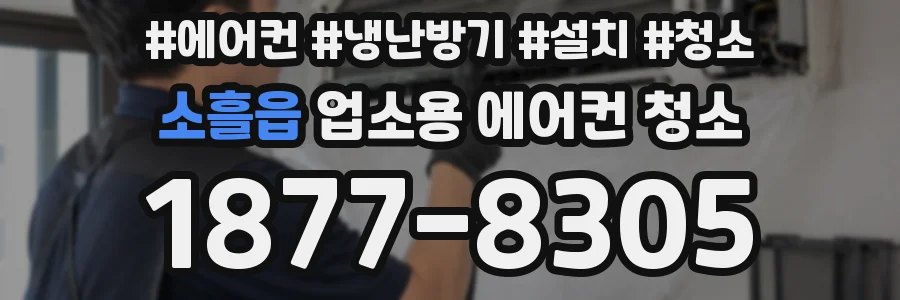 소흘읍 업소용 에어컨 청소