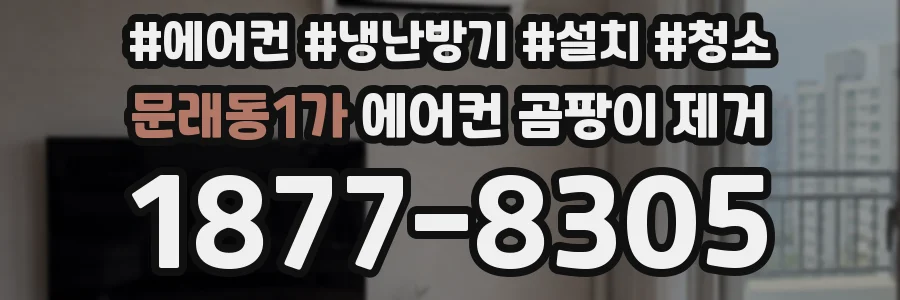 문래동1가 에어컨 곰팡이 제거