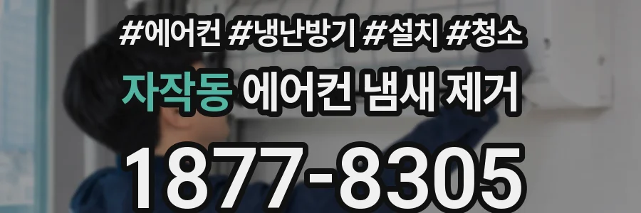 자작동 에어컨 냄새 제거