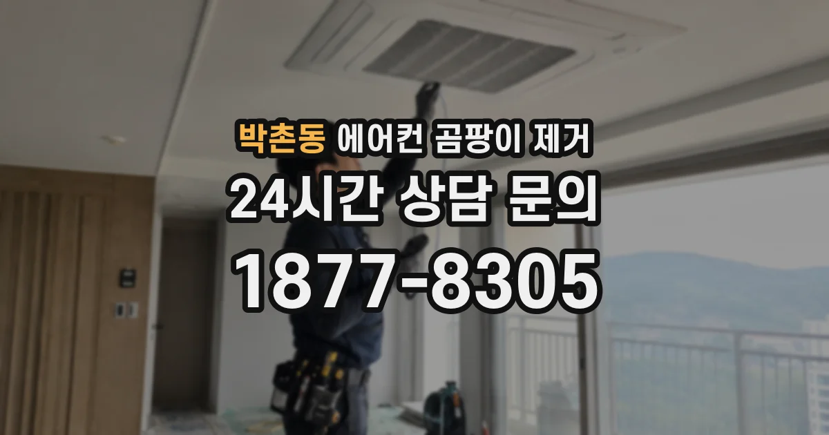 박촌동 에어컨 곰팡이 제거