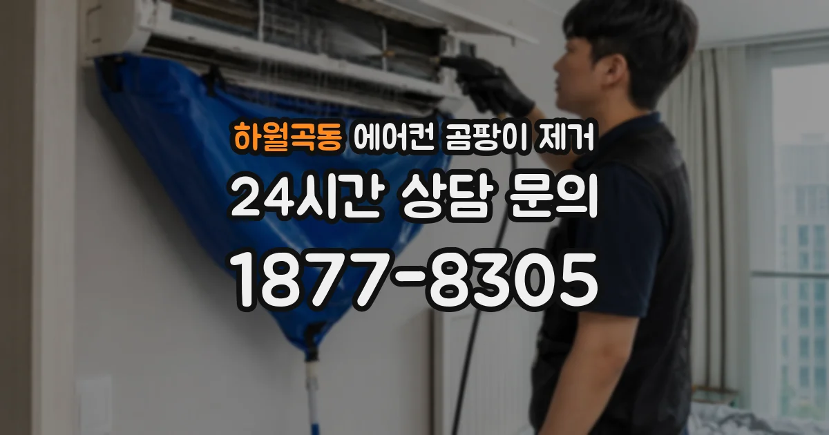 하월곡동 에어컨 곰팡이 제거