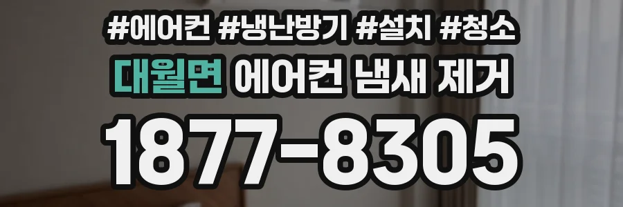 대월면 에어컨 냄새 제거