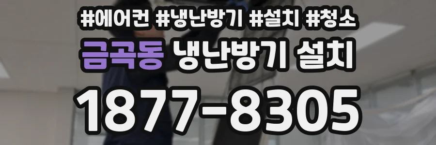 금곡동 냉난방기 설치