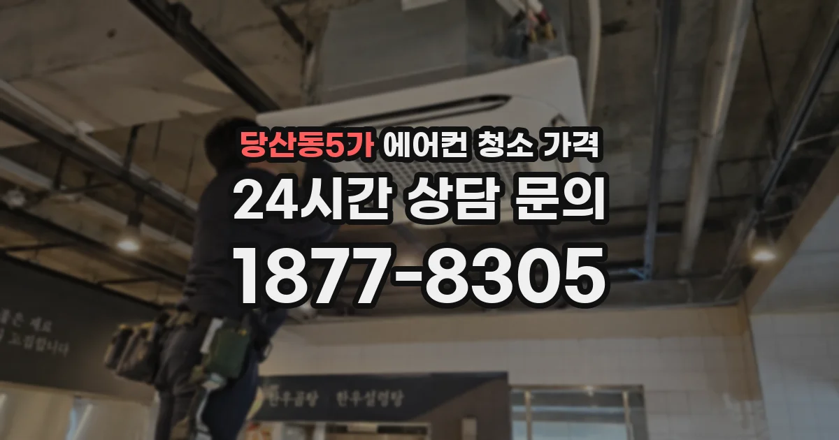 당산동5가 에어컨 청소 가격